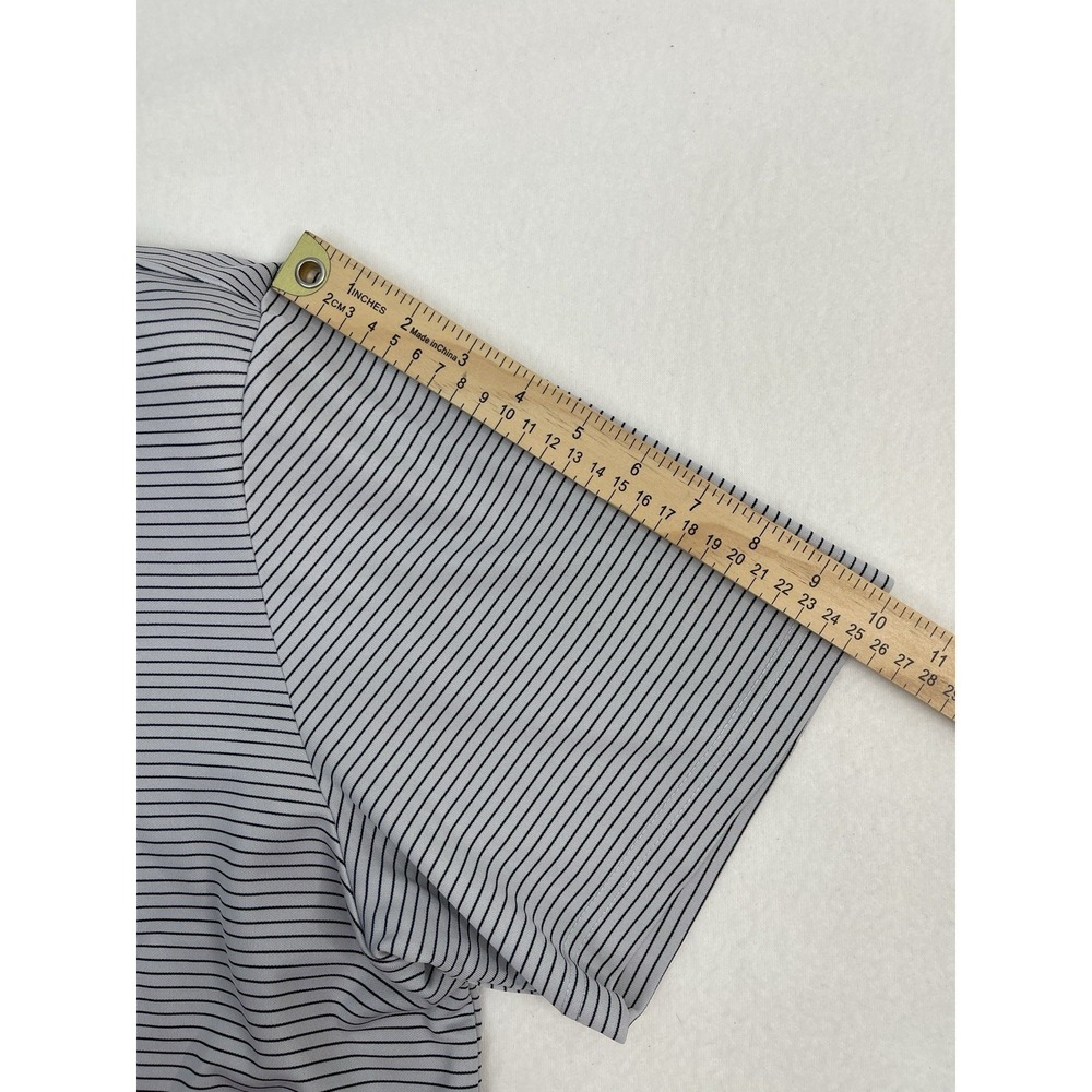 Mickey Mouse Adidas Disney Striped Golf Polo Shirt Men's XXL 2XL Performance - Picture 4 of 7